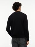 Black Regular Flag Crew Neck Sweater  Men
