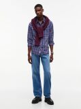 Multi Regular Fit Pattern Poplin Shirt  Men