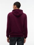 Purple Wavy Flag Graphic Terry Drawstring Hoody  Men