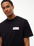 Μαύρο Άνετο T-Shirt Με Signature Λογότυπο  Άνδρες