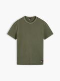 Πράσινο Ottoman T-Shirt Με Waffle Πλέξη   Άνδρες
