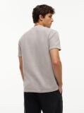 Brown Washed Ottoman Waffle Knit T-Shirt  Men