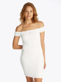 Beige Smock Bodycon Mini Dress  Women