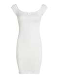 Beige Smock Bodycon Mini Dress  Women