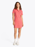 Pink Badge Pique Polo Dress  Women