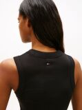 Black Bubble Logo Slim Tank Top  Women
