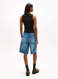 Black Bubble Logo Slim Tank Top  Women