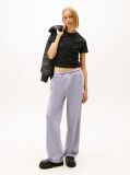 Black Tonal Logo Crew Neck T-Shirt  Women