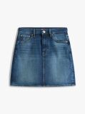 Denim Ultra Ψηλόμεση Mom Denim Μίνι Φούστα  Γυναίκες