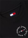 Μαύρο T-Shirt Σε Στενή Γραμμή  Γυναίκες