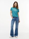 Blue Regular Heritage Logo T-Shirt  Women