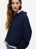 Μπλε Hoody Σε Boxy Γραμμή Με Φερμουάρ  Γυναίκες