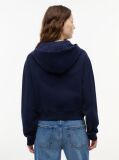 Μπλε Hoody Σε Boxy Γραμμή Με Φερμουάρ  Γυναίκες