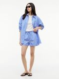 Multi Poplin Wide Leg Shorts  Women