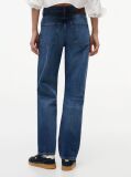 Denim Whiskered Mid Rise Slim Jeans  Women