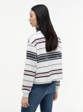 White Repeat Logo Relaxed Rugby Shirt  Women