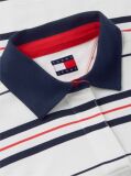 White Repeat Logo Relaxed Rugby Shirt  Women
