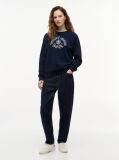 Denim Ultra Ψηλόμεσο Mom Τζιν Με Λινό Σε Γραμμή Tapered  Γυναίκες