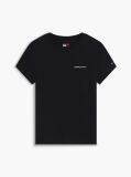 Μαύρο T-Shirt Jersey Σε Στενή Γραμμή  Γυναίκες