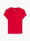 Κόκκινο T-Shirt Jersey Σε Στενή Γραμμή  Γυναίκες