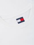 Άσπρο T-Shirt Jersey Σε Στενή Γραμμή  Γυναίκες