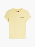 Κίτρινο T-Shirt Jersey Σε Στενή Γραμμή  Γυναίκες