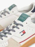 White The Greenwich Logo Leather Trainers  Men