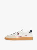 White The Greenwich Logo Leather Trainers  Men