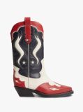 Multi Archive Leather Colour-Blocked Cowboy Boots  Women