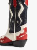 Multi Archive Leather Colour-Blocked Cowboy Boots  Women