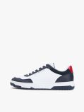Blue Lightweight Basketball Trainers With Leather  Men