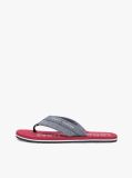 Multi Pure Linen Chambray Jacquard Flip-Flops  Men