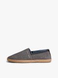 Black Linen Chambray Espadrilles  Men