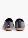Blue Linen Chambray Espadrilles  Men