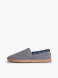 Blue Linen Chambray Espadrilles  Men