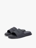 Black Hilfiger Monotype Pool Slides  Men
