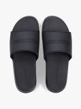 Black Hilfiger Monotype Pool Slides  Men