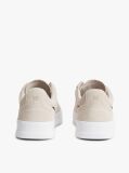 Beige Suede Court Trainers  Men