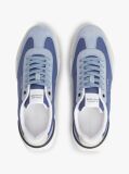 Μπλε Ρετρό Sneakers Με Μίξη Υφών Και Chunky Σόλα  Άνδρες