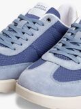 Μπλε Ρετρό Sneakers Με Μίξη Υφών Και Chunky Σόλα  Άνδρες