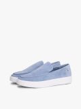 Blue Lightweight Suede Loafers  Men