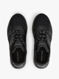Black Lightweight Mixed Texture Trainers  Men
