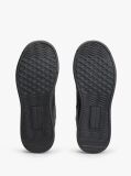 Black Lightweight Mixed Texture Trainers  Men