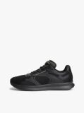 Black Lightweight Mixed Texture Trainers  Men