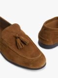 Καφέ Σουέτ Loafers Με Λογότυπο Και Tassel  Άνδρες