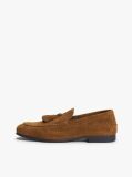 Καφέ Σουέτ Loafers Με Λογότυπο Και Tassel  Άνδρες