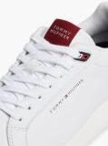 White Chunky Leather Sneakers  Men