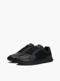 Μαύρο TH Monogram Δερμάτινα Runner Sneakers  Άνδρες