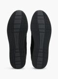Μαύρο TH Monogram Δερμάτινα Runner Sneakers  Άνδρες