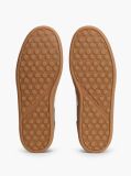 Blue Leather Mixed Texture Sneakers  Men